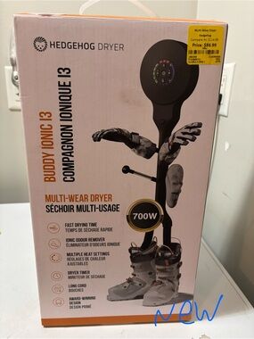 Hedgehog Buddy Ionic 13 Multi-Wear Dryer - White & Orange Accents